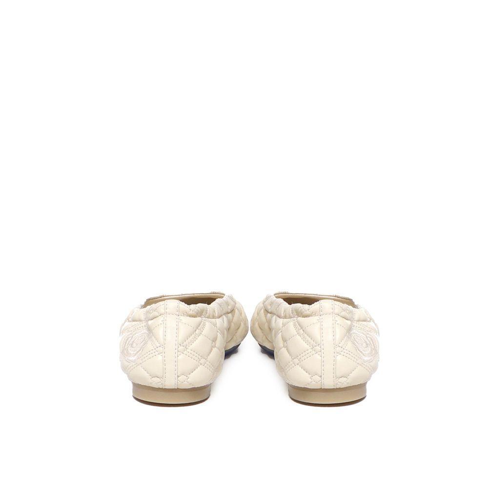 Burberry Sadler Leather Ballerina Flats BU-8735303303380-36
