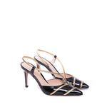 Gianvito Rossi Leather Slingback Pumps GI-8849741480148-EU36/US6