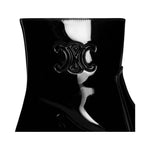 Celine Triomphe Zipped Leather Boots CE-8852318355668-EU41/US11