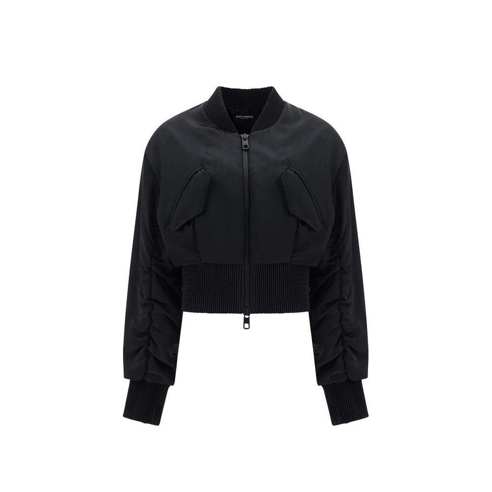 Dolce & Gabbana Cropped Bomber Jacket