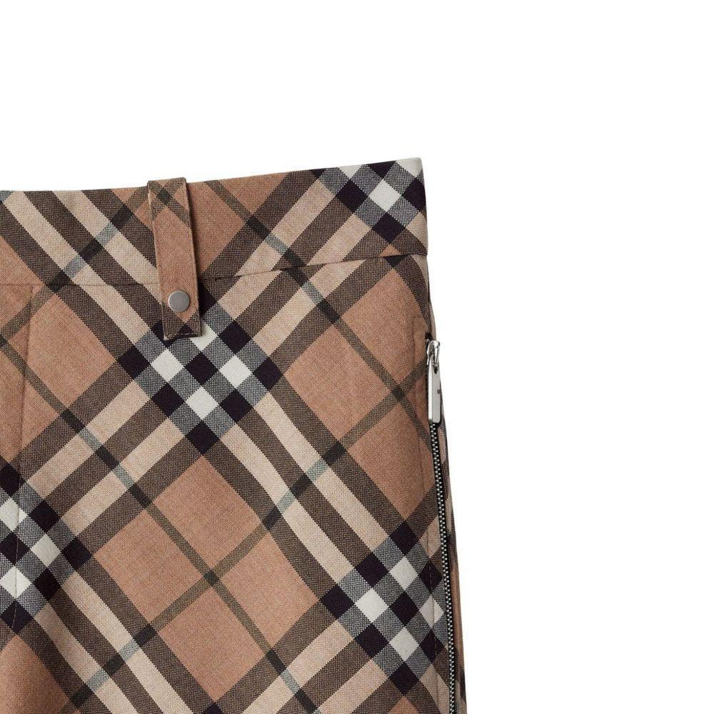 Burberry Wool Blend Check Pants BU-8815560884436-IT46 | S