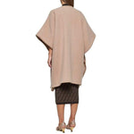 Fendi Wool And Cashmere Poncho FE-8815573303508-ONE SIZE