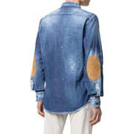 Dsquared² Distressed Effect Denim Shirt DS-8735456854228-IT52 | XL
