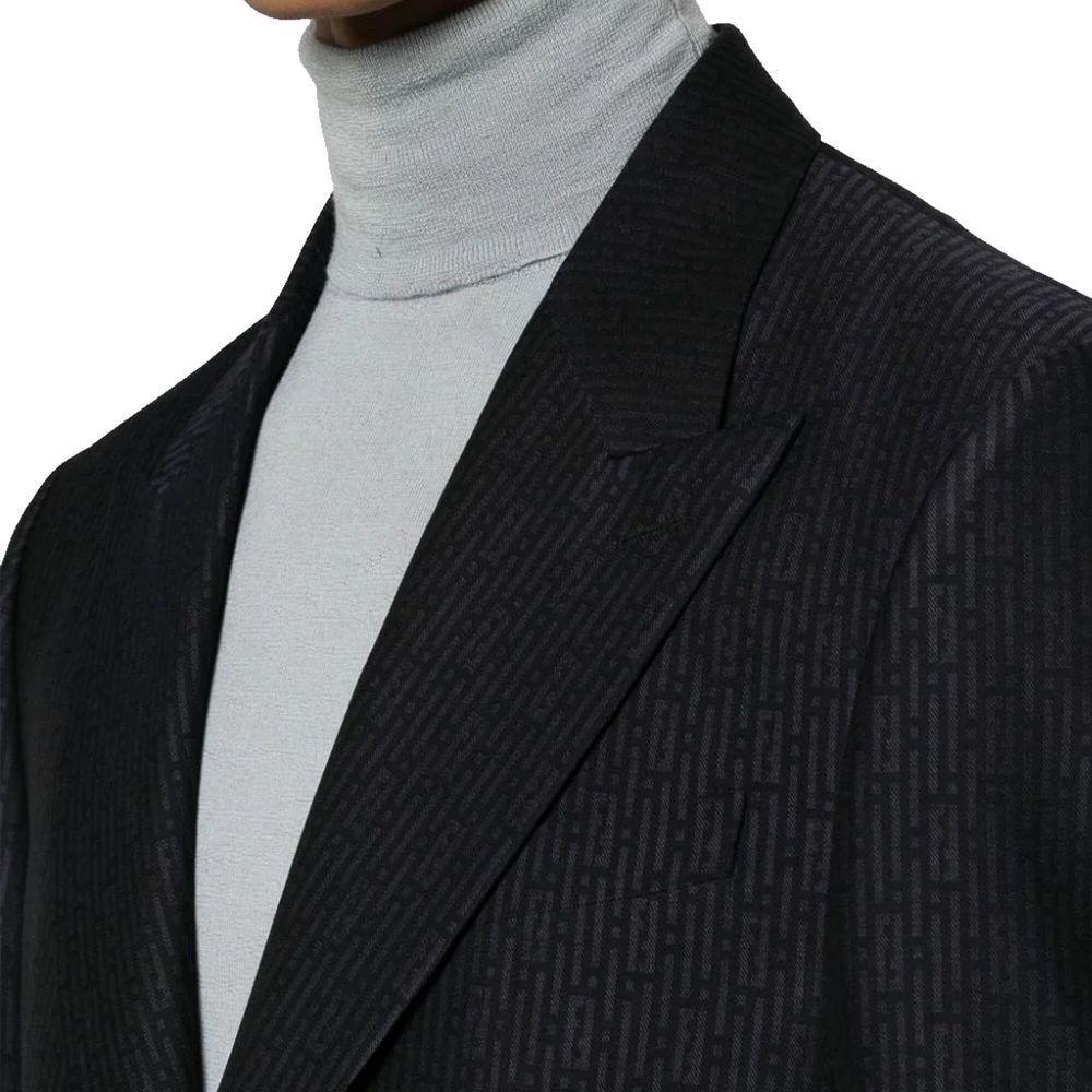 Fendi FF Motif Wool Jacket FE-8735471173844-IT50 | L