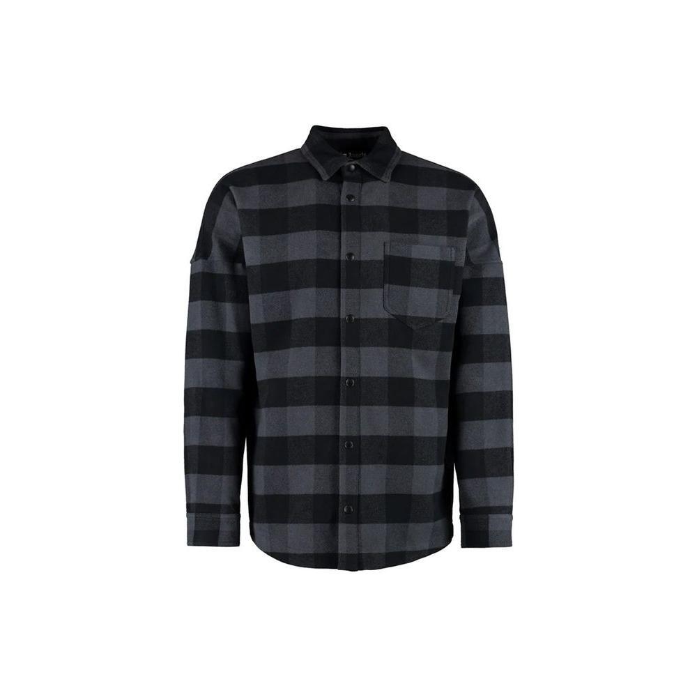 Palm Angels Logo Cotton Overshirt PA-8811437949140-XS