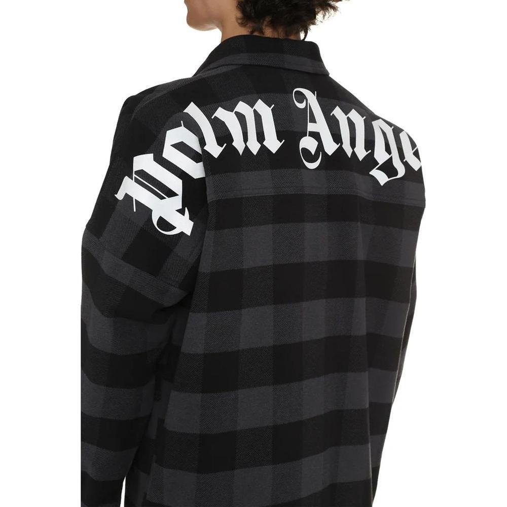 Palm Angels Logo Cotton Overshirt PA-8811437949140-XS