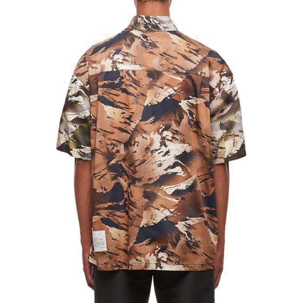 Heron Preston Camouflage Popline Shirt HE-8735496241364-L