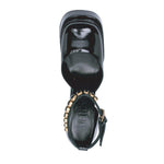 Versace Leather Platform Sandals VE-8736634175700-EU36/US6