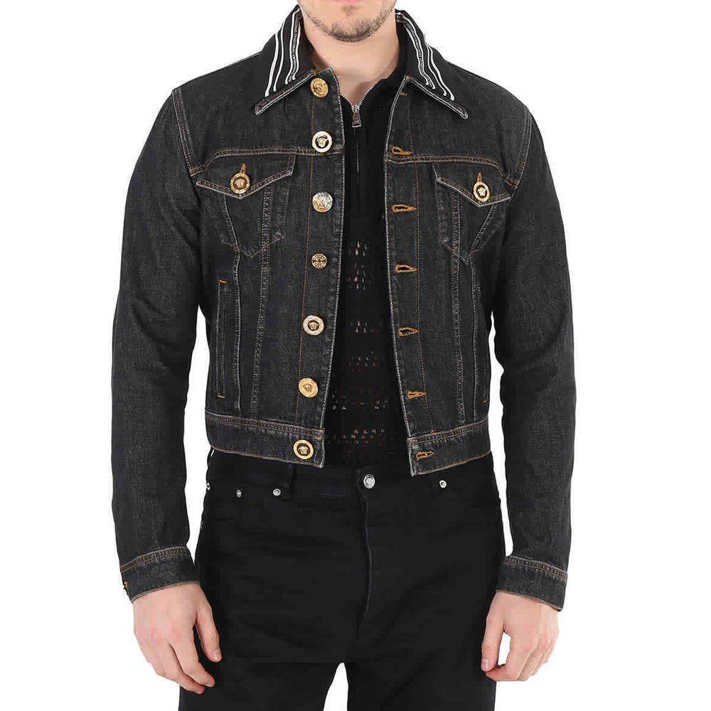 Versace Medusa Motif Denim Jacket VE-8736636862676-48 | M