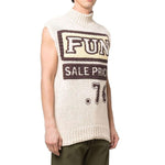 Jil Sander Slogan Print Vest Pullover JI-8735499550932-48 | M