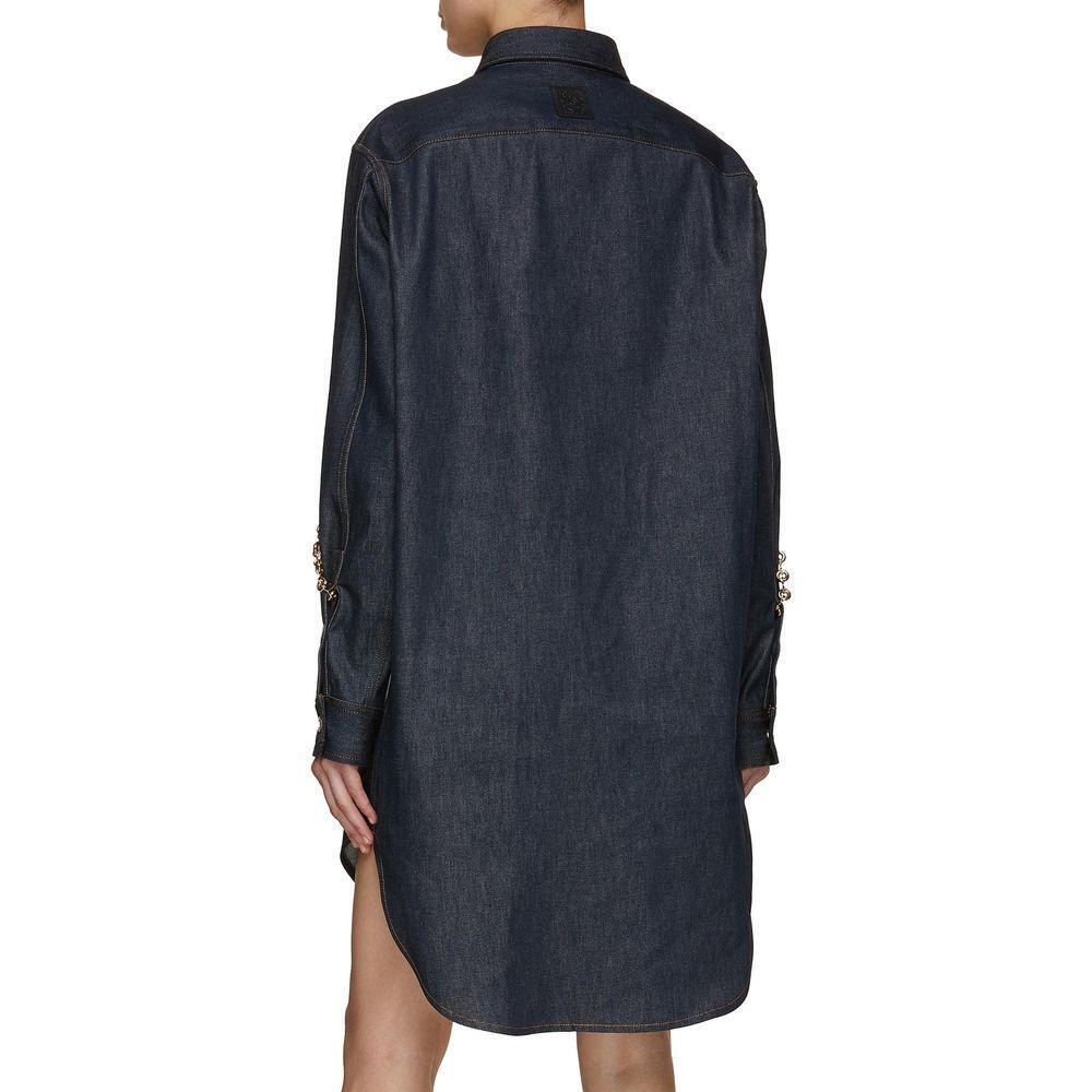 Loewe Denim Chain Shirt Dress LO-8735509315796-42