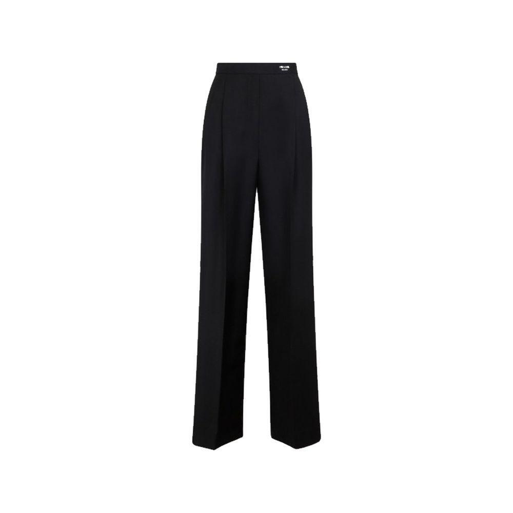 Prada Wool Classic Logo Pants PR-8735548113108-40