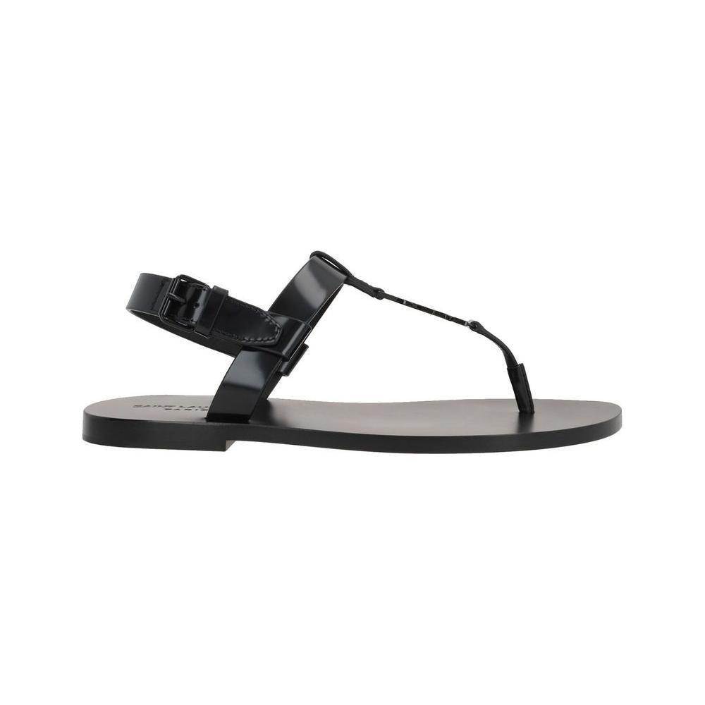 Saint Laurent Cassandre 05 Flat Sandals SA-8735555682516-EU42/US9