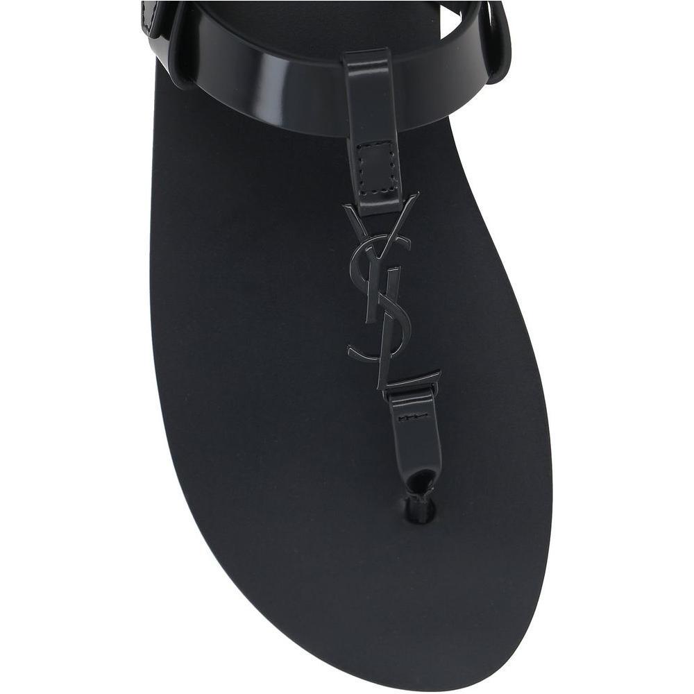 Saint Laurent Cassandre 05 Flat Sandals SA-8735555682516-EU42/US9