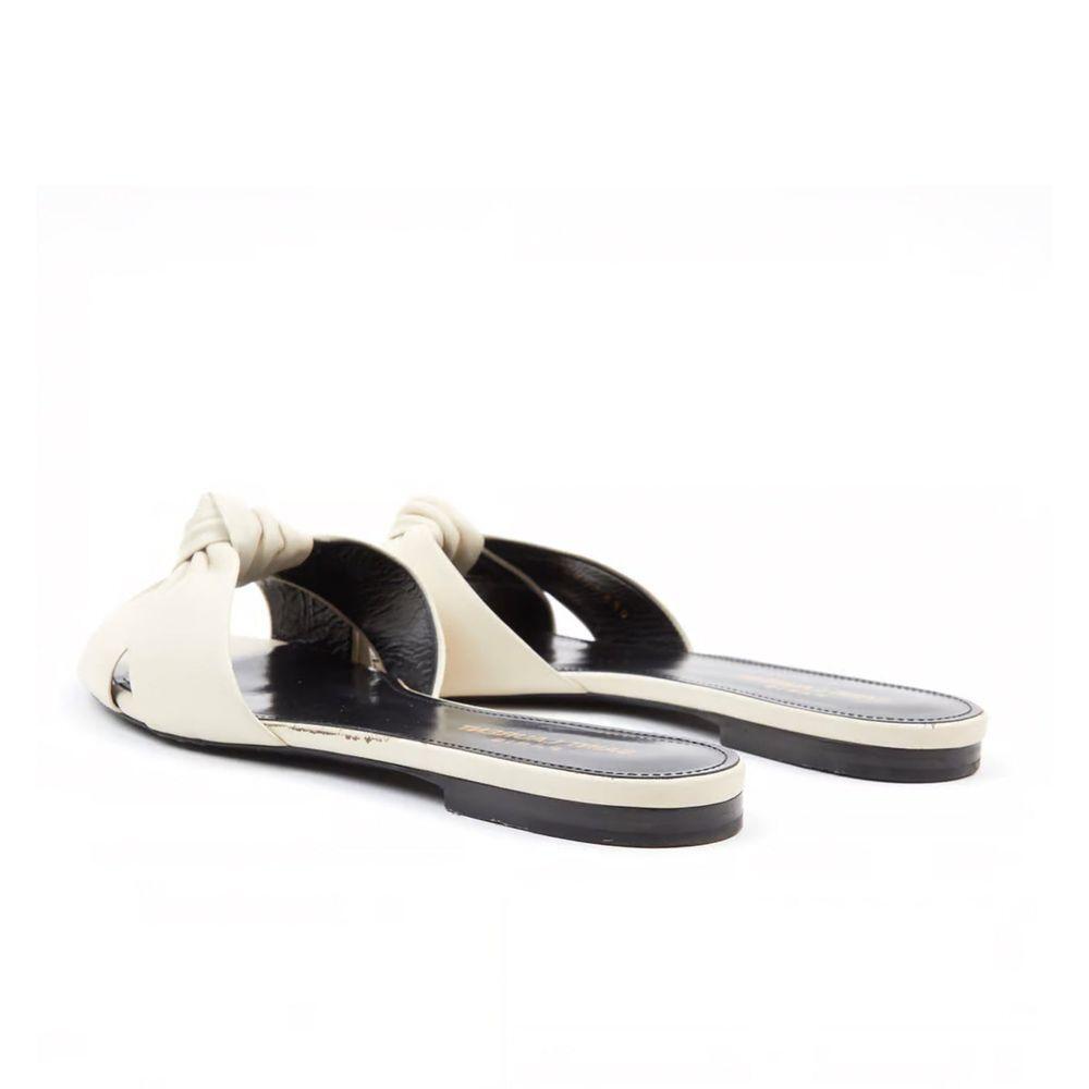 Saint Laurent Leather Slides SA-8736564510932-EU35/US5