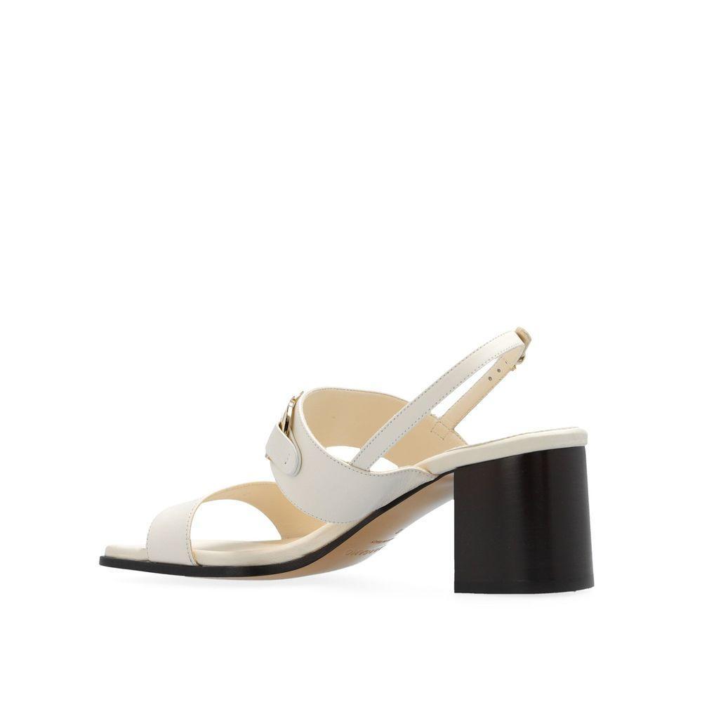 Salvatore Ferragamo Lou Leather Sandals SA-8735585861844-EU36/US6