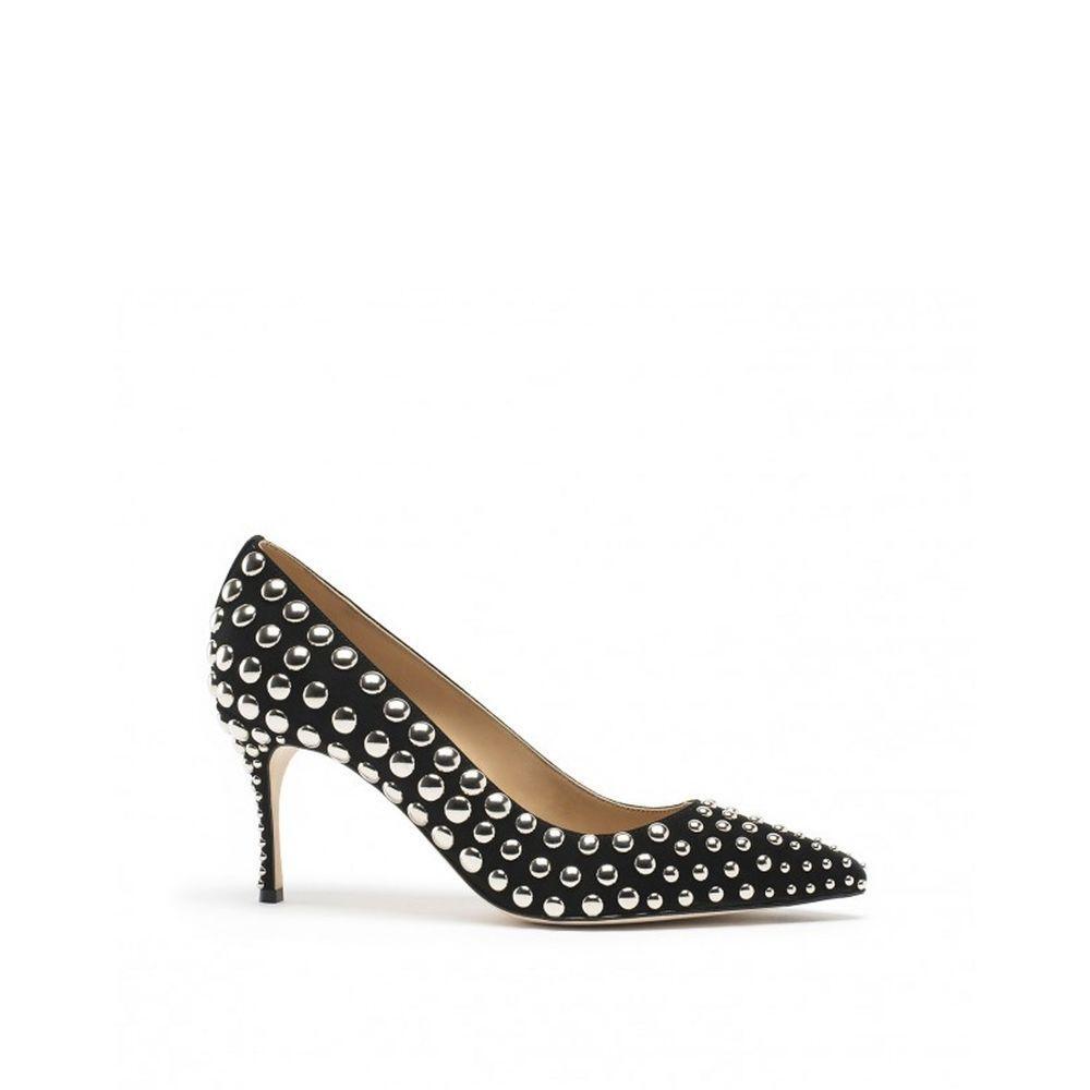 Sergio Rossi Godiva 075 Studs Leather Pumps SE-8735588810964-EU34.5/US4.5