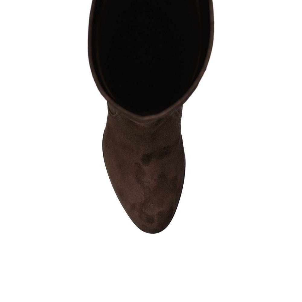 Sergio Rossi Leather Boots SE-8735589925076-EU34/US4