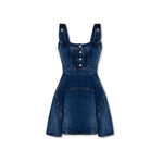 Alexander McQueen Denim Mini Dress AL-8736216973524-36