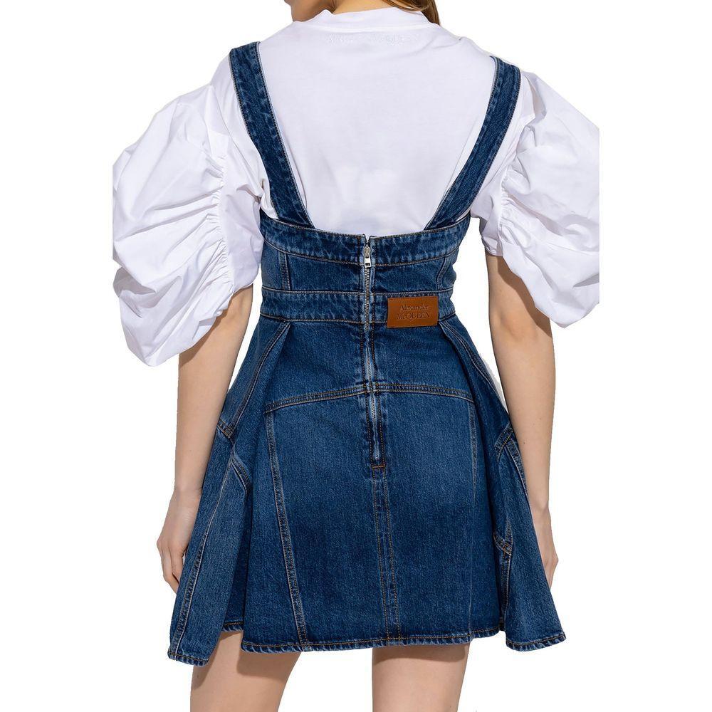 Alexander McQueen Denim Mini Dress AL-8736216973524-36