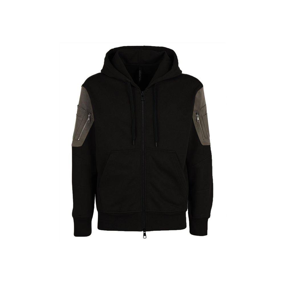 Neil Barrett Cotton Logo Hooded Sweatshirt NE-8736527319252-L