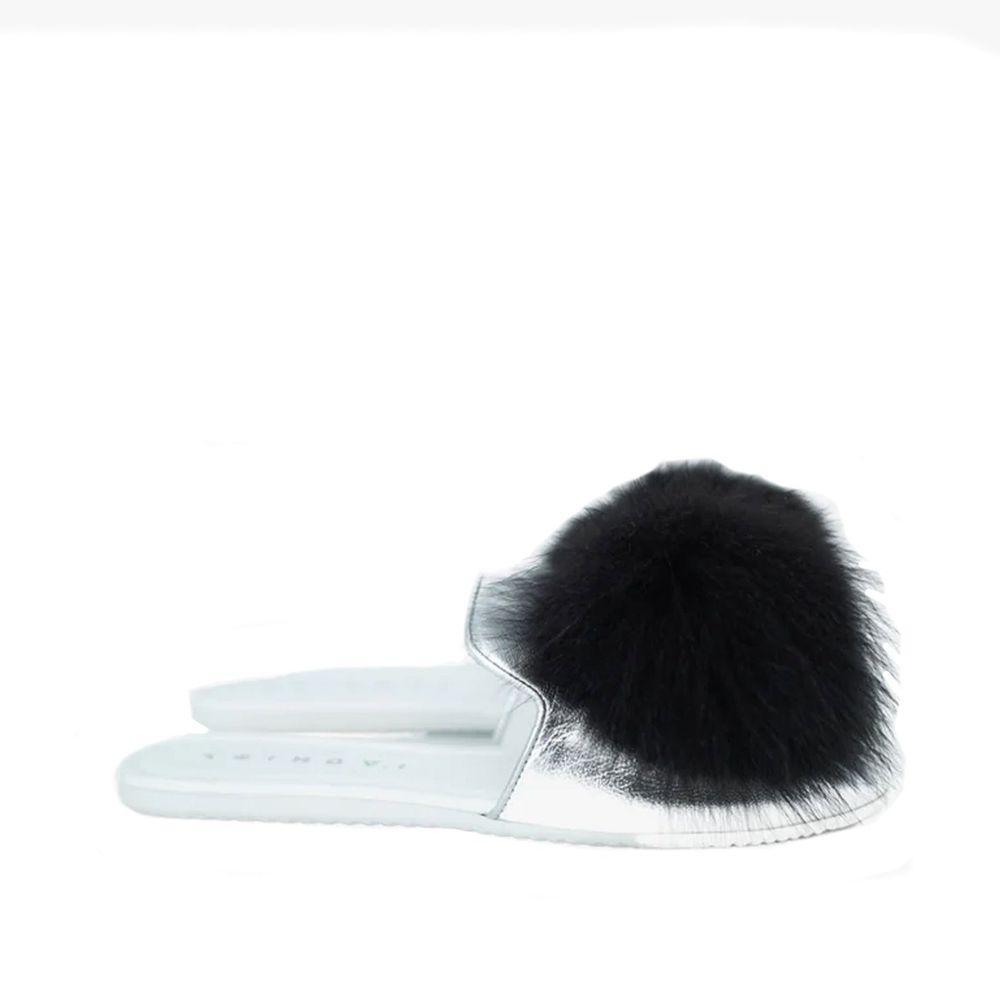 JOSHUA SANDERS Leather And Fur Mules JO-8736443498708-EU36/US6