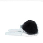 JOSHUA SANDERS Leather And Fur Mules JO-8736443498708-EU36/US6