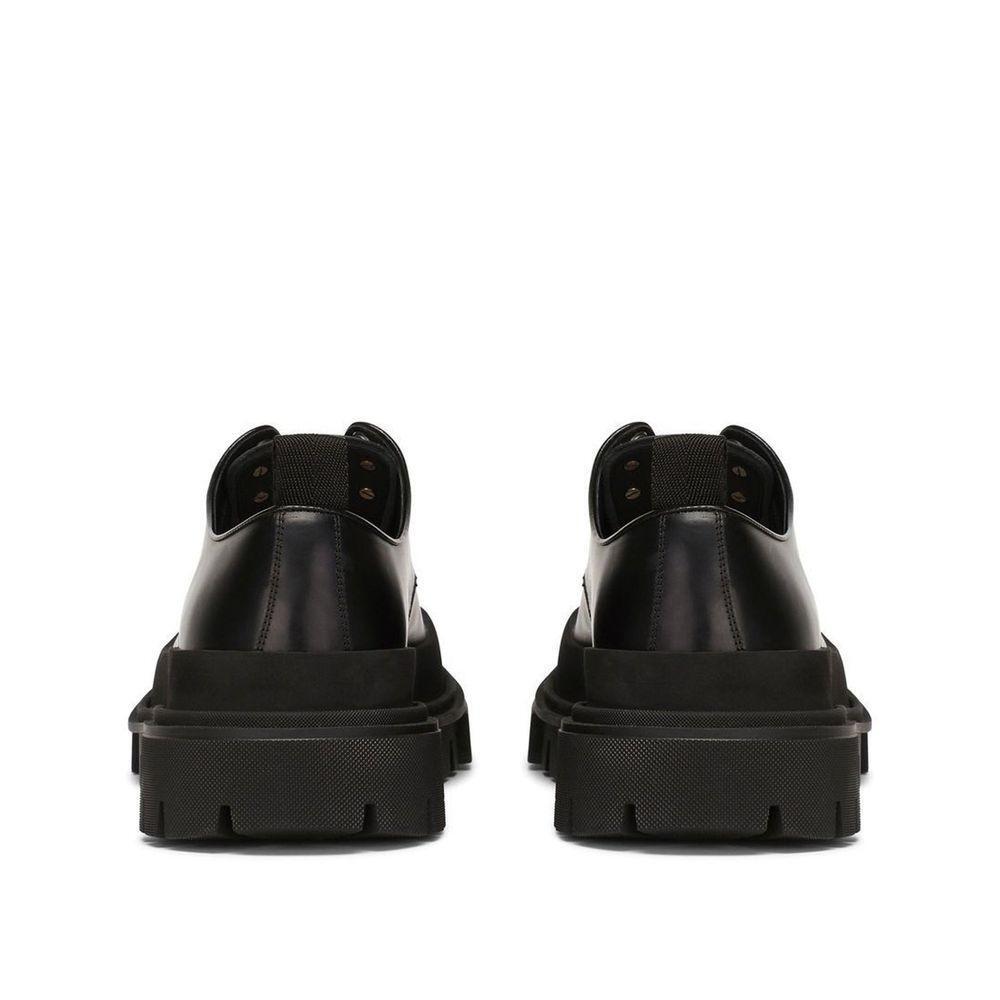 Dolce & Gabbana Leather Derbies DO-8736351191252-EU40.5/US7.5
