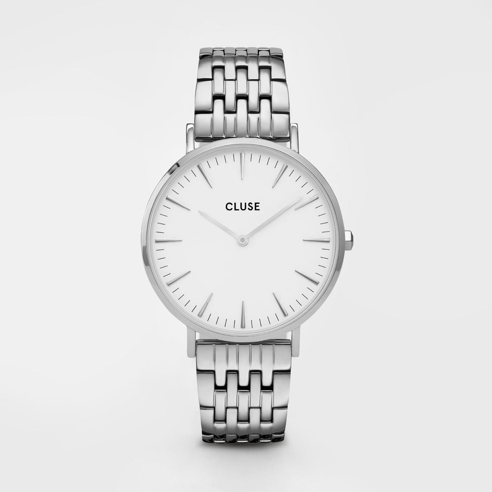 Cluse Silver Stainless Steel Watch CLCW0101201023AC