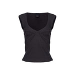 PINKO Black Viscose Tops & T-Shirt PI-15781-IT38|XS