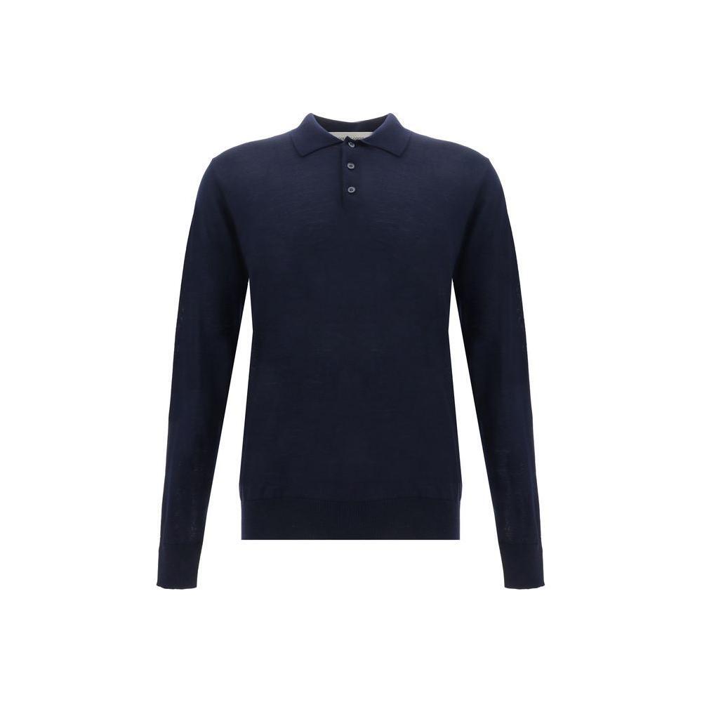 Golden Goose Virgin wool Polo Shirt GO-GMP01353P00104150501-L