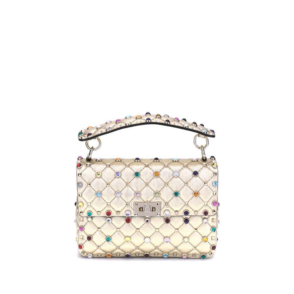 Valentino Garavani Medium Rockstud Spike Shoulder Bag VA7W2B0122NFDDXABB