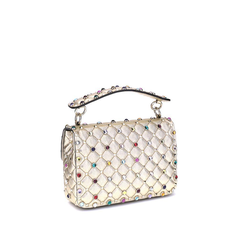 Valentino Garavani Medium Rockstud Spike Shoulder Bag VA7W2B0122NFDDXABB