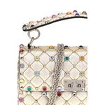 Valentino Garavani Medium Rockstud Spike Shoulder Bag VA7W2B0122NFDDXABB