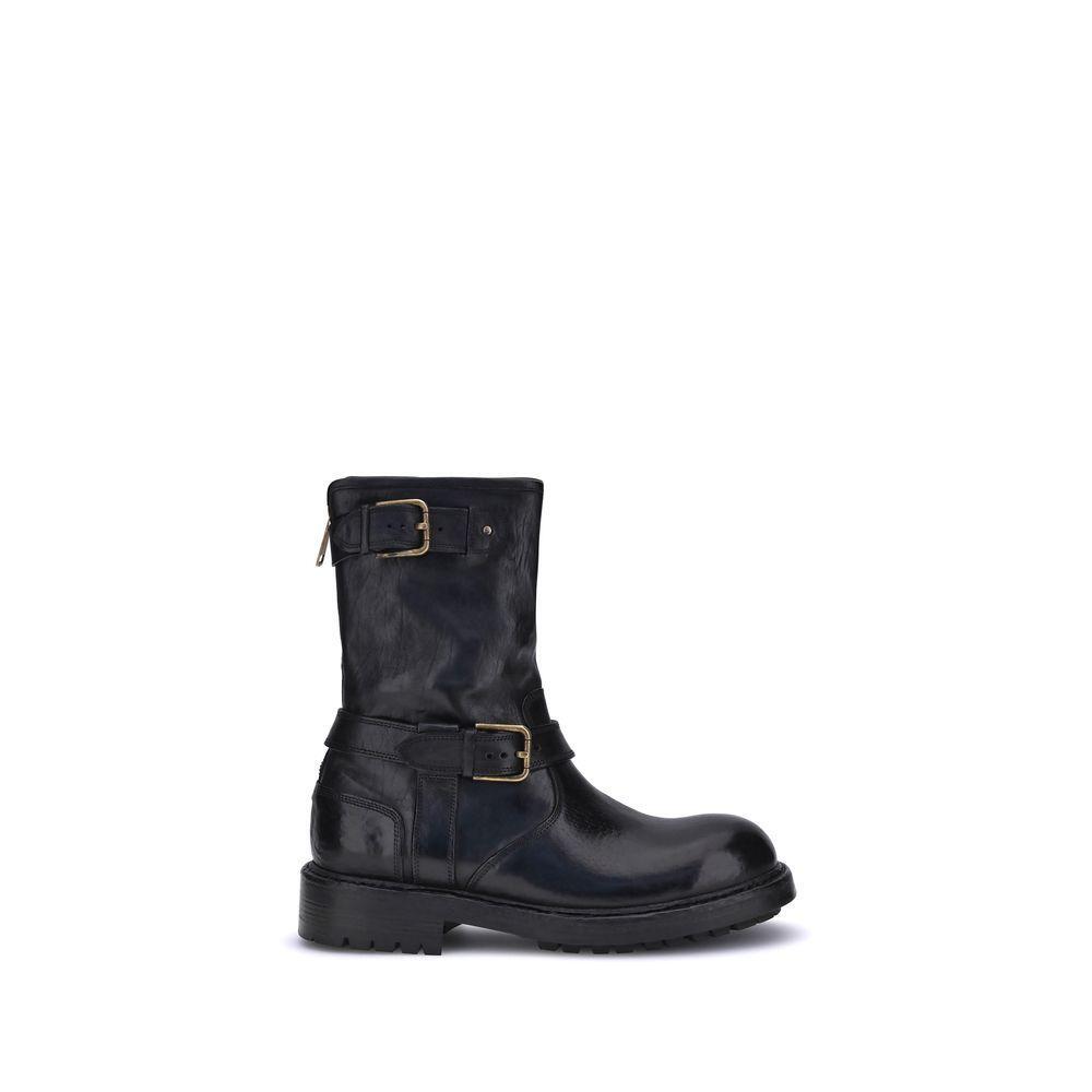 Dolce & Gabbana Leather Boots DO-A70032AW35280999-EU40/US7