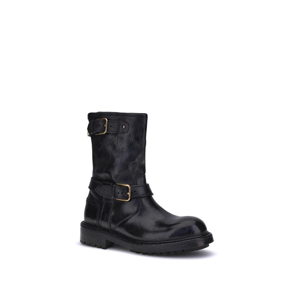 Dolce & Gabbana Leather Boots DO-A70032AW35280999-EU40/US7