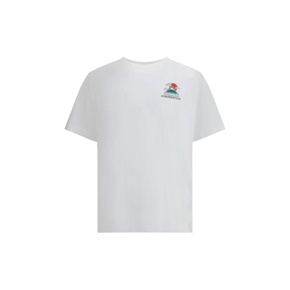 Casablanca Montagne OndulÉe Screen printed Tshirt CA-MPF25JTS00104MONTAGNEON-L