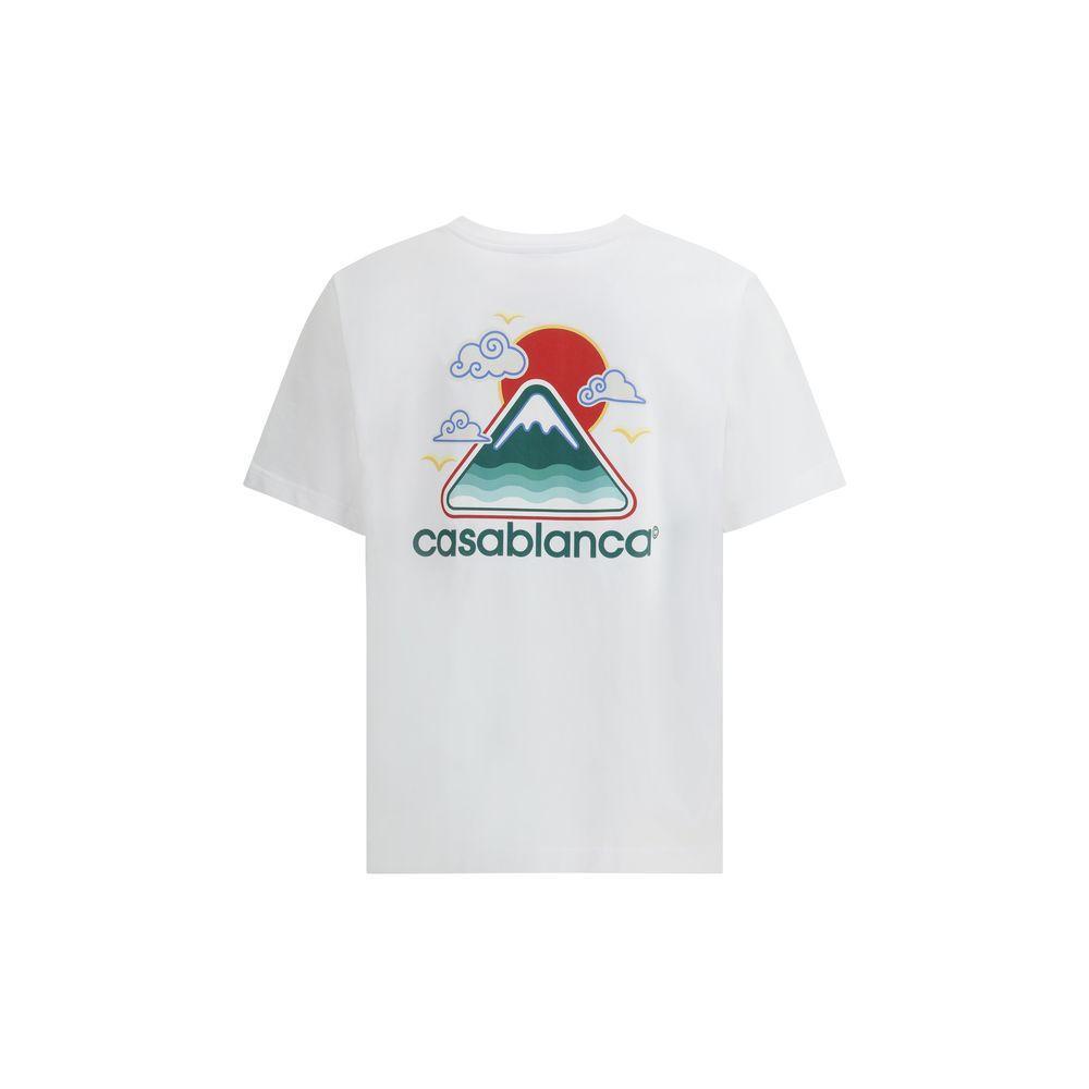 Casablanca Montagne OndulÉe Screen printed Tshirt CA-MPF25JTS00104MONTAGNEON-L