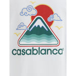 Casablanca Montagne OndulÉe Screen printed Tshirt CA-MPF25JTS00104MONTAGNEON-L