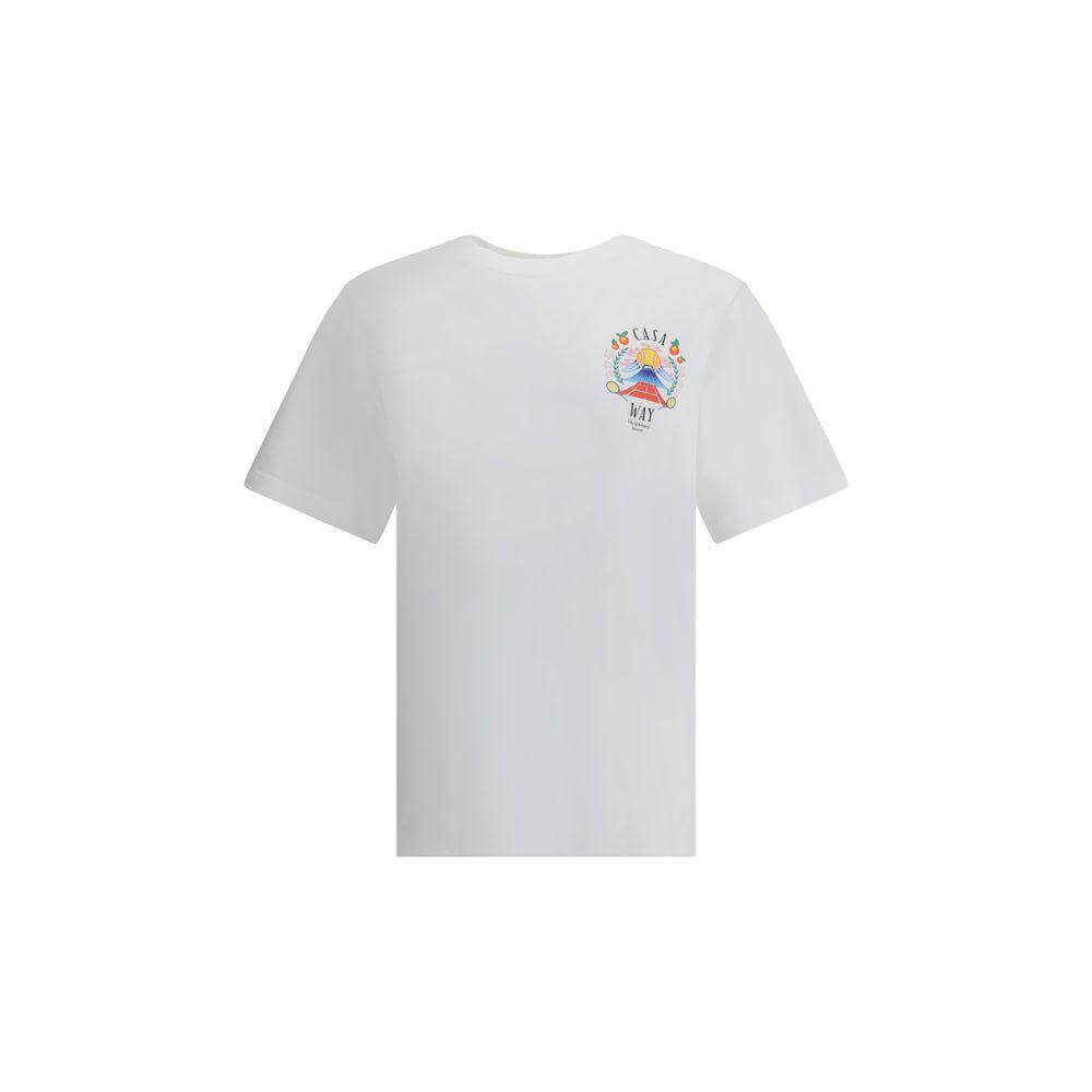 Casablanca Casa Way Mountain printed T-Shirt CA-MPF25JTS00108CASAWAYMOU-S