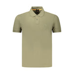 Hugo Boss Green Cotton Men Polo Shirt BO-39205-XL
