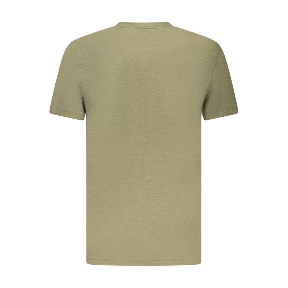 Hugo Boss Green Cotton Men T-Shirt BO-39206-M