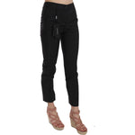 Dolce & Gabbana Polka Dot Slim Capri Trousers Tapered Pants PAN70012-38