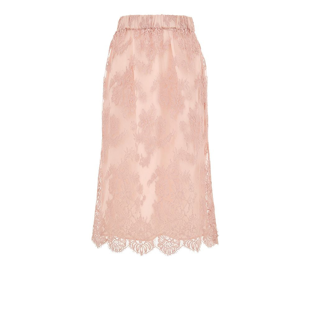 Gucci Pink Cotton Skirt GU-9795675-IT40|S