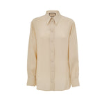 Gucci Beige Silk Shirt GU-9838672-IT46 | L