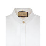 Gucci White Cotton Shirt GU-9850666-IT44|L