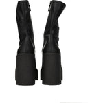 Stella McCartney Black Leather Ankle Boots ST-8547147186441-EU39.5/US9.5
