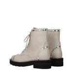Stuart Weitzman Beige Leather Ankle Boots ST-8547167535369-EU36.5/US6.5