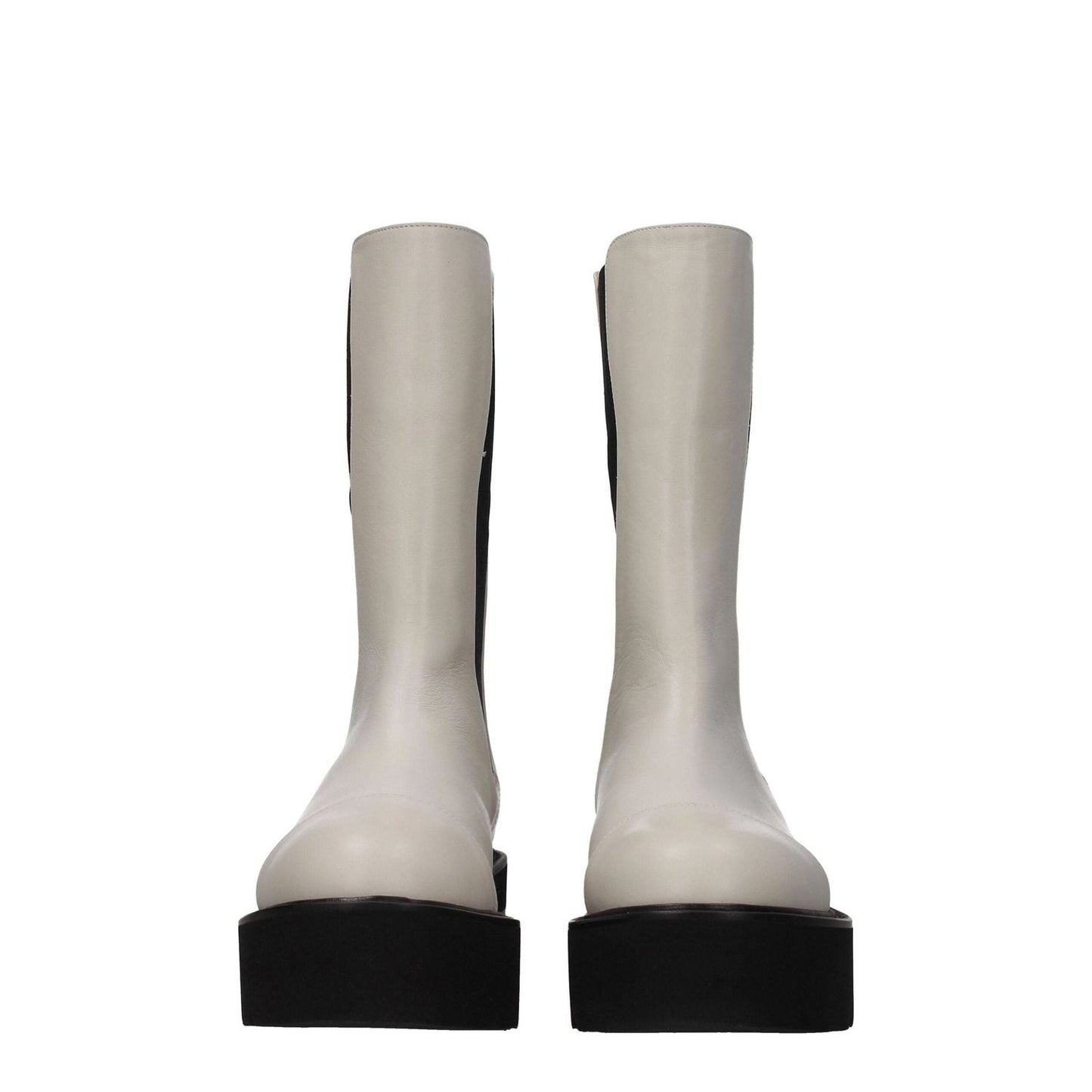 Stuart Weitzman Beige Leather Ankle Boots ST-8547167699209-EU35/US5