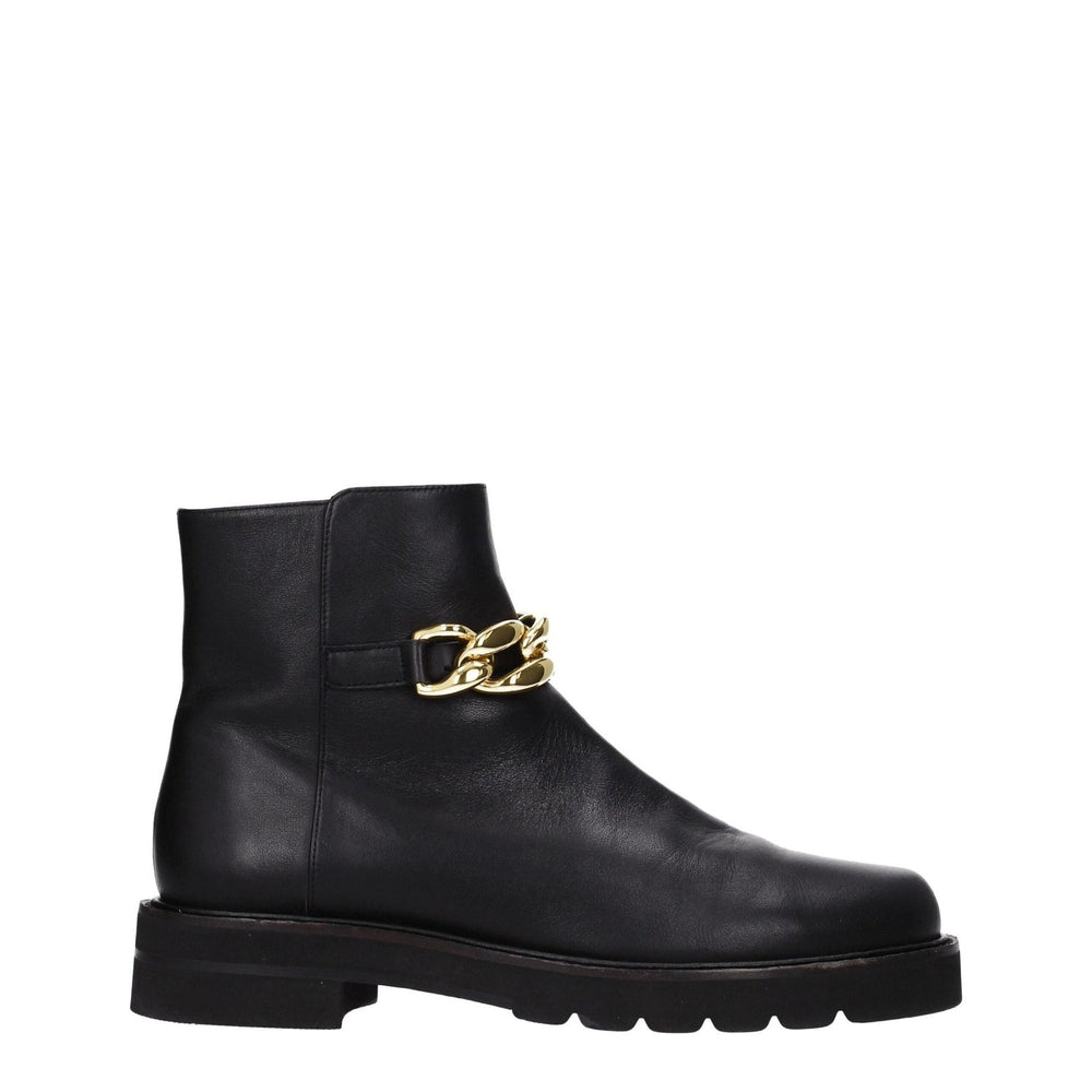 Stuart Weitzman Black Leather Ankle Boots ST-8547168715017-EU40/US10